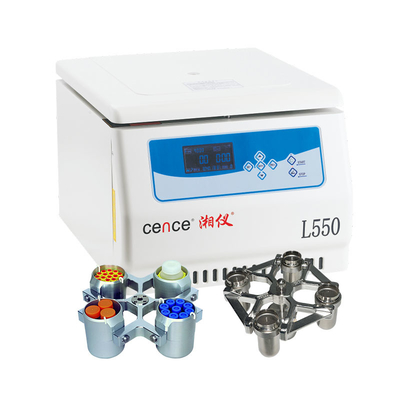 Benchtop L550 Low Speed Centrifuge With 4x500ml 200ml 100ml Swing Rotors