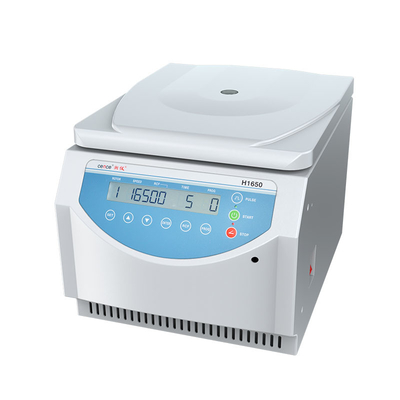 H1650 High Speed Benchtop Centrifuge With 24x1.5ml/2.0ml Angle Rotor 16500rpm