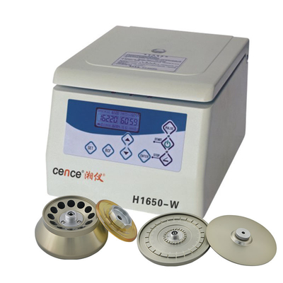 Benchtop Centrifuge H1650-W for 0.5ml 1.5ml 5ml Tubes and 12-plates 24-plates Capillary Rotor