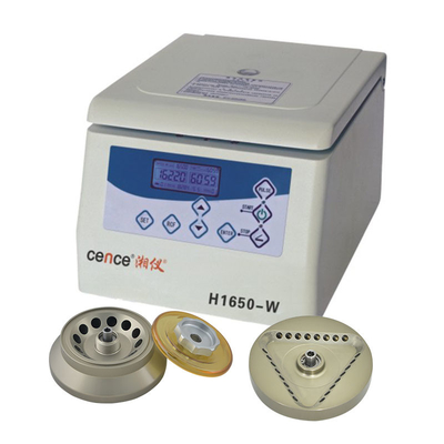Micro Lab High Speed Centrifuge Machine H1650-W With Stainess Steel Inner Chamber