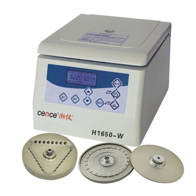 Low Noise Quick Spin Centrifuge High Speed Centrifuge H1650-W 12x5ml For Laboratory