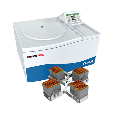 Low Speed Lab Centrifuge CTK80R Benchtop Refrigerated Automatic Decapping Centrifuge