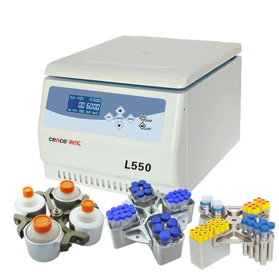 L550 Clinical Medicine Lab Tabletop Centrifuge Machine Low Speed Large Capacity