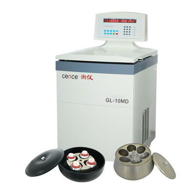 Cence GL-10MD High Speed Refrigerated Centrifuge with 6x1000ml Angle Rotor 10000rpm 18300xg for Laboratory Use
