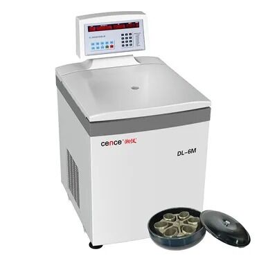 DL-6M Blood Bag Centrifuge with 6x1000ml Swing Rotor 6000r/Min Max Speed ABS Steel Material
