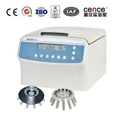 Cence L420-A Clinical Centrifuge 4000r/min Desktop Lab Centrifuge Machine with 16*15ml Max Capacity and Steel Material