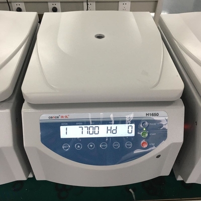 Normal Temp Benchtop Centrifuge Machine H1650 High Speed Microcentrifuge