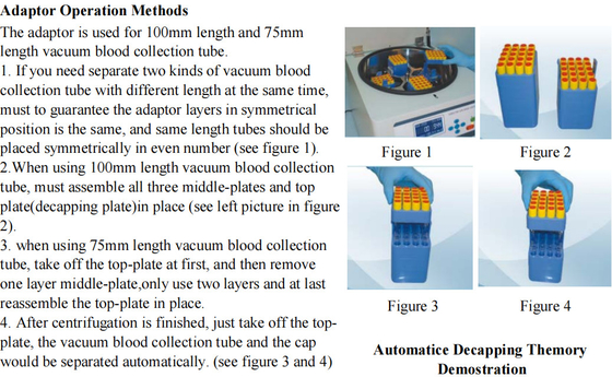 CTK64 Low Speed Centrifuge Automatic Decapping For Separating Blood