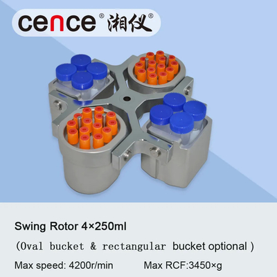 LT53 Micro Benchtop Lab Medical Horizontal Blood Centrifuge Machine With Swing Bucket