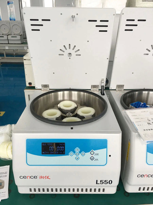 China L550 4x500ml Swing Rotor Laboratory Centrifuge With Different Adapter