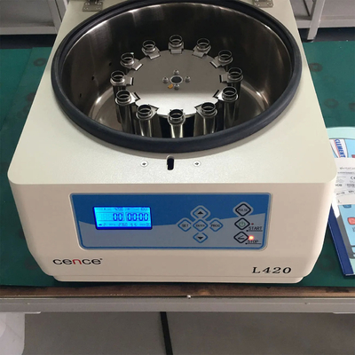 Blood Serum And Plasma Clinic Desktop Lab Centrifuge L420 With 12x15ml Swing Rotor