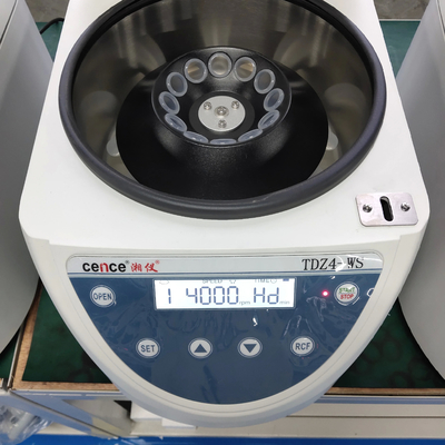 China Lab Centrifuge Machine Factory TDZ4-WS 18x10ml Angle Rotor 12x20ml