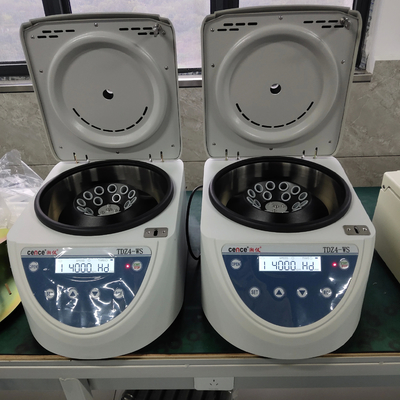 China Lab Centrifuge Machine Factory TDZ4-WS 18x10ml Angle Rotor 12x20ml