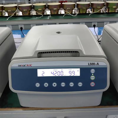 Benchtop Centrifuge Machine Blood Separation L500-A With Swing Rotor