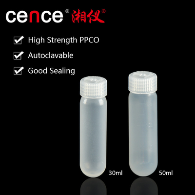 High Speed Centrifuge Tube Autoclavable in 30ml 50ml Sizes PPCO Material for Beckman Centrifuge