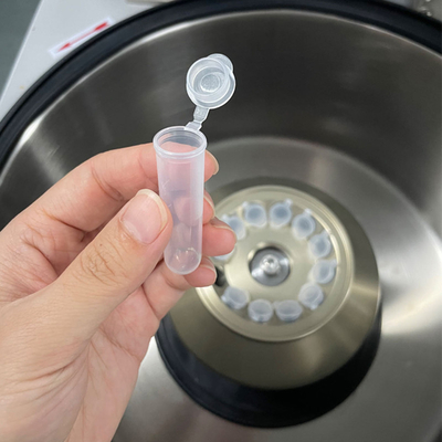 High Speed Blood Collection Tube 5ml PP Test Tube with Round Bottom and Cap Max RCF 50000xg