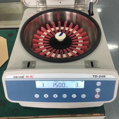 Cence TD-24K Low Speed Centrifuge for 24 Blood Gel Cards 2000rpm