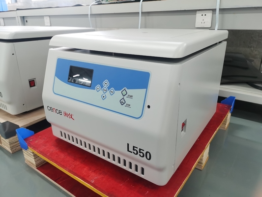 L550 Low Speed Centrifuge 5500r/min 4x500ml Capacity for Blood Separation