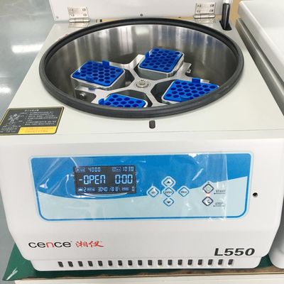 L550 Cence Laboratory Centrifuge Machine 5310xg Max RCF 4x500ml Capacity Low Noise <65dB(A) Tabletop Low Speed Centrifuge