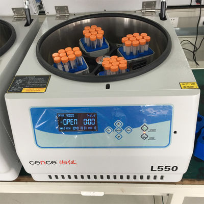 CENCE L550 Tabletop Low Speed Centrifuge for Oil Extraction with 5500r/min Speed and 5310xg RCF