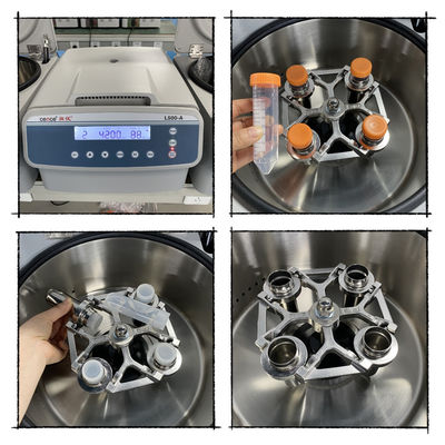 Benchtop Laboratory Centrifuge with Swing Out Bucket Rotor 19KG and ≤65dB(A) for Clinical Use