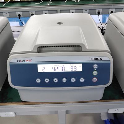 Benchtop Laboratory Centrifuge with Swing Out Bucket Rotor 19KG and ≤65dB(A) for Clinical Use