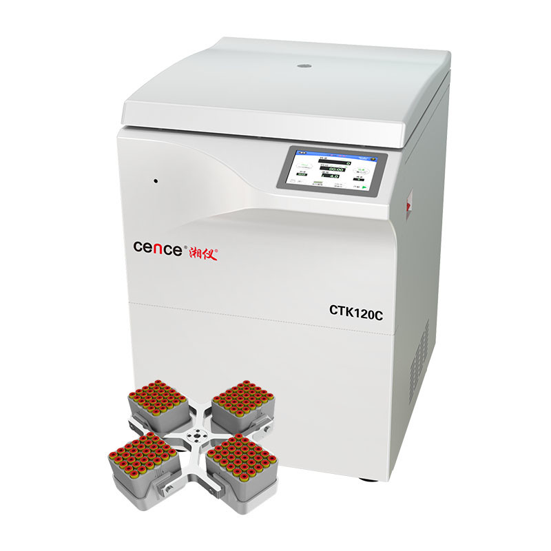 Medical Low Speed Automatic Uncovering Centrifuge CTK120C For 120 ...
